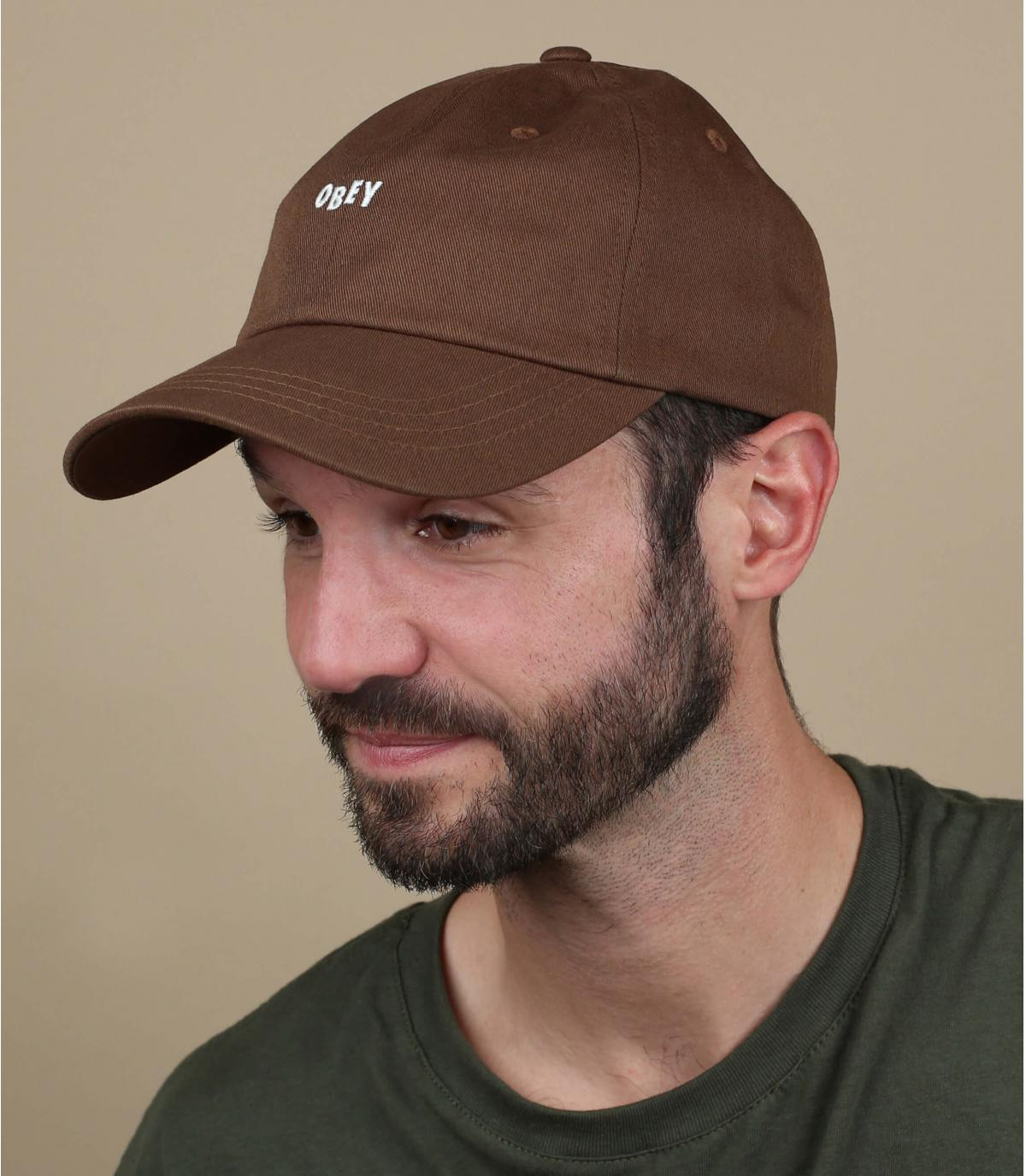 Braune Cap Obey Jumble Bar III tapenade Braune Cap Obey Jumble Bar III tapenade